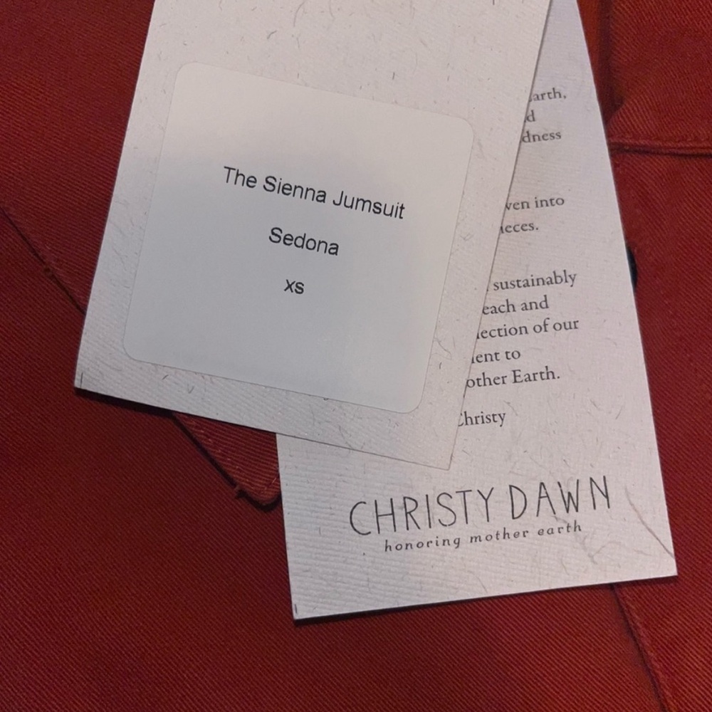 NEW NWT Christy Dawn The Sienna Jumpsuit Sedona Utility Women’s - Picture 7 of 8